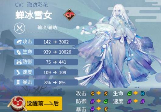 《阴阳师》蝉冰雪女御魂搭配推荐