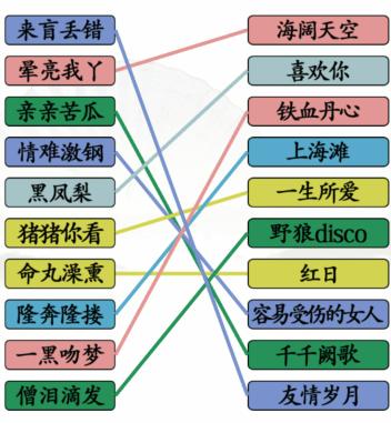 《汉字找茬王》连粤语歌通关攻略