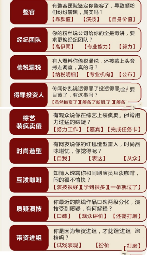 《绝对演绎》危机公关黑粉篇答案汇总