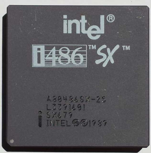 1991年4月，英特尔推出intel 486SX芯片