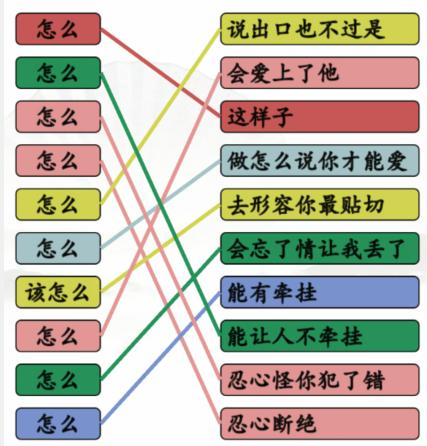 《汉字找茬王》连怎么的歌通关攻略