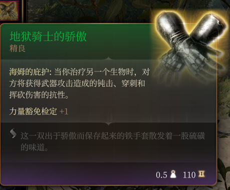 《博德之门3》精良级地狱骑士的骄傲效果分享