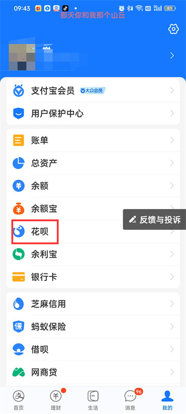《支付宝》花呗额度调整方法
