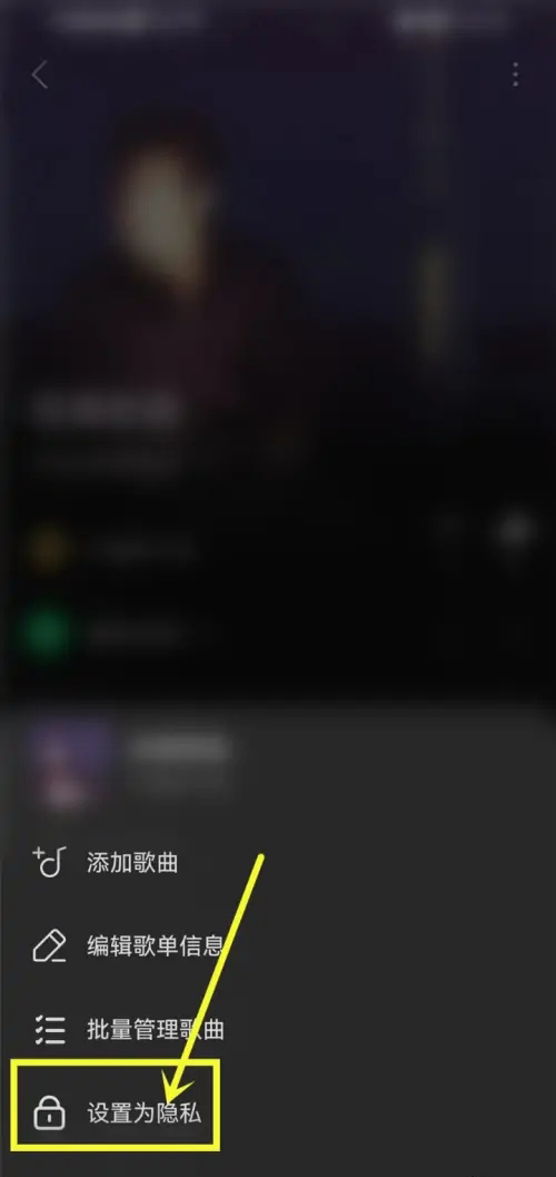 《汽水音乐》怎么设置歌单仅自己可见