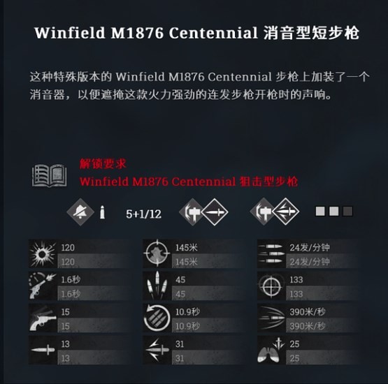 《猎杀对决》winfieldM1876消音型步枪使用方法