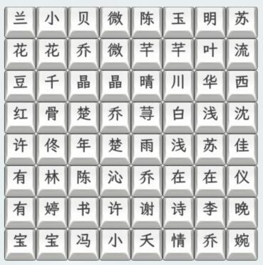 《文字找茬大师》热门女主3连上热门女主通关攻略