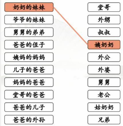 《汉字找茬王》亲人的称呼2通关攻略