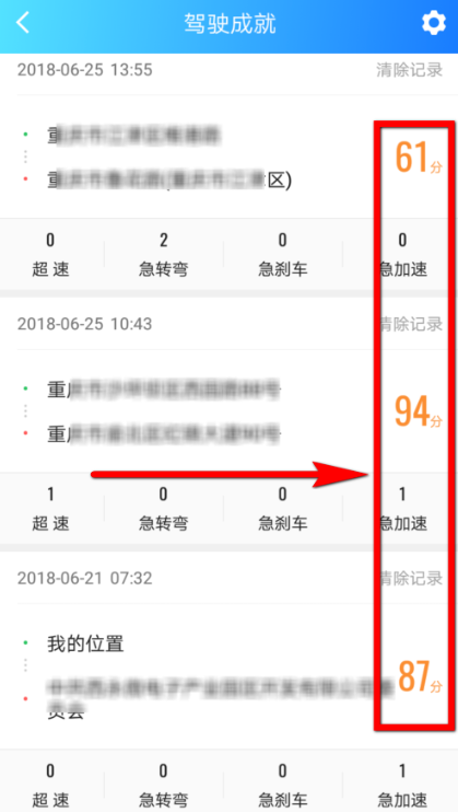 《高德地图》怎么查看驾驶成就？