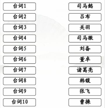 《汉字找茬王》三国连角色通关攻略