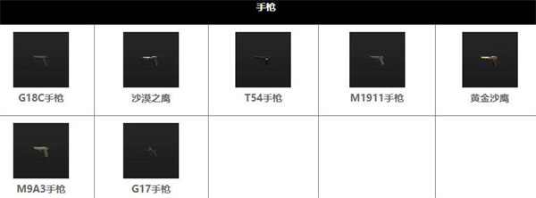 暗区突围手游所有武器一览2022最新分享