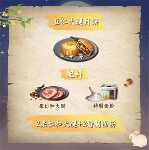 2021《明日之后》中秋新增月饼食谱配方一览