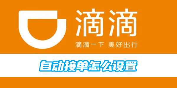 《滴滴顺风车》自动接单设置的操作方法