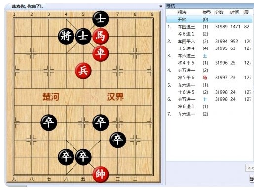 《大多数》游戏象棋残局解法路线图