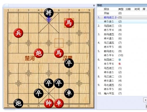 《大多数》游戏象棋残局解法路线图