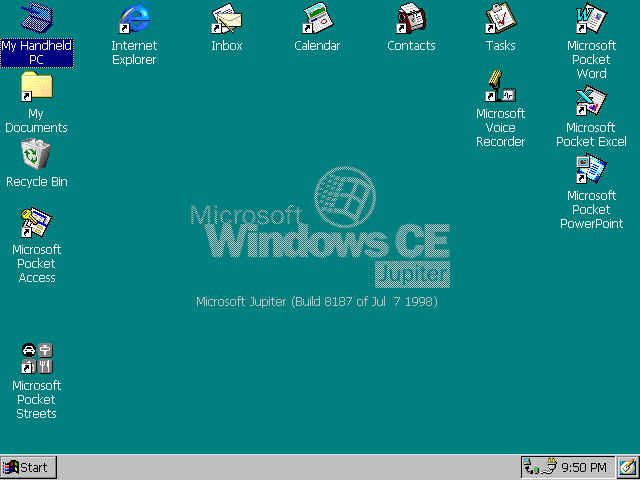 Windows CE 2.1发布于1998年7月