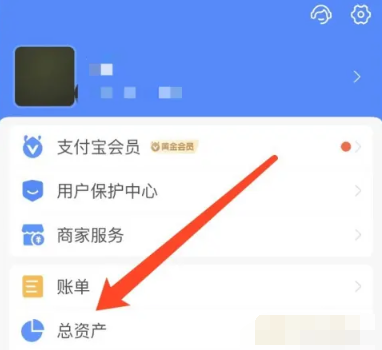 《支付宝》总资产的查看方法