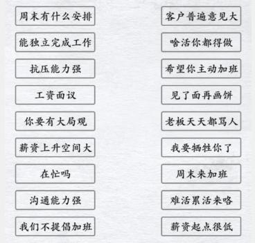 《汉字进化》办公室黑话怎么过