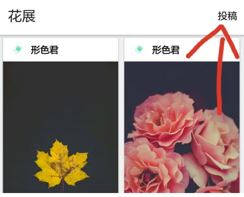 《形色》APP发帖投稿方法教程