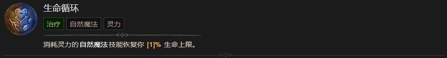 《暗黑破坏神4》生命循环技能有什么作用