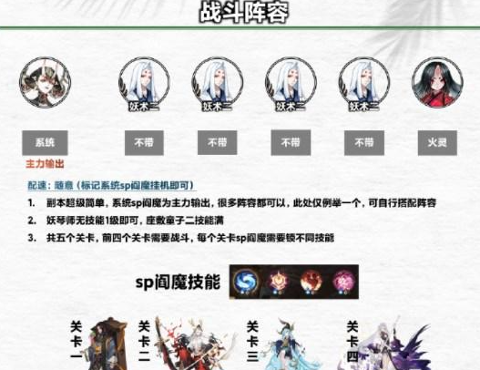 《阴阳师》驱魔守念最强阵容搭配推荐2023