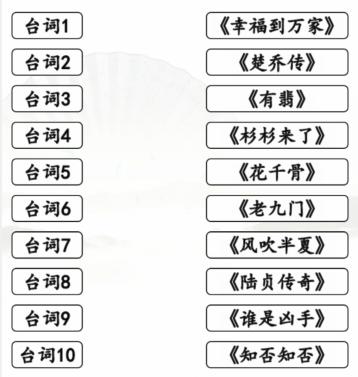 《汉字找茬王》闻声猜剧通关攻略