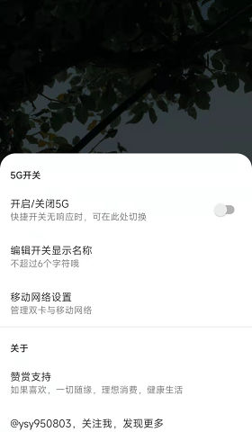 MIUI5G开关1